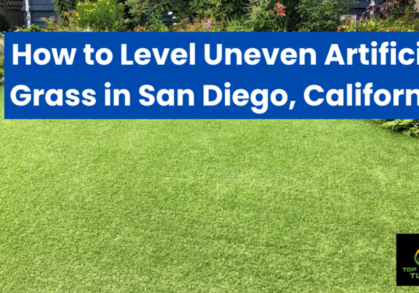 how to fix uneven artificial grass San Diego