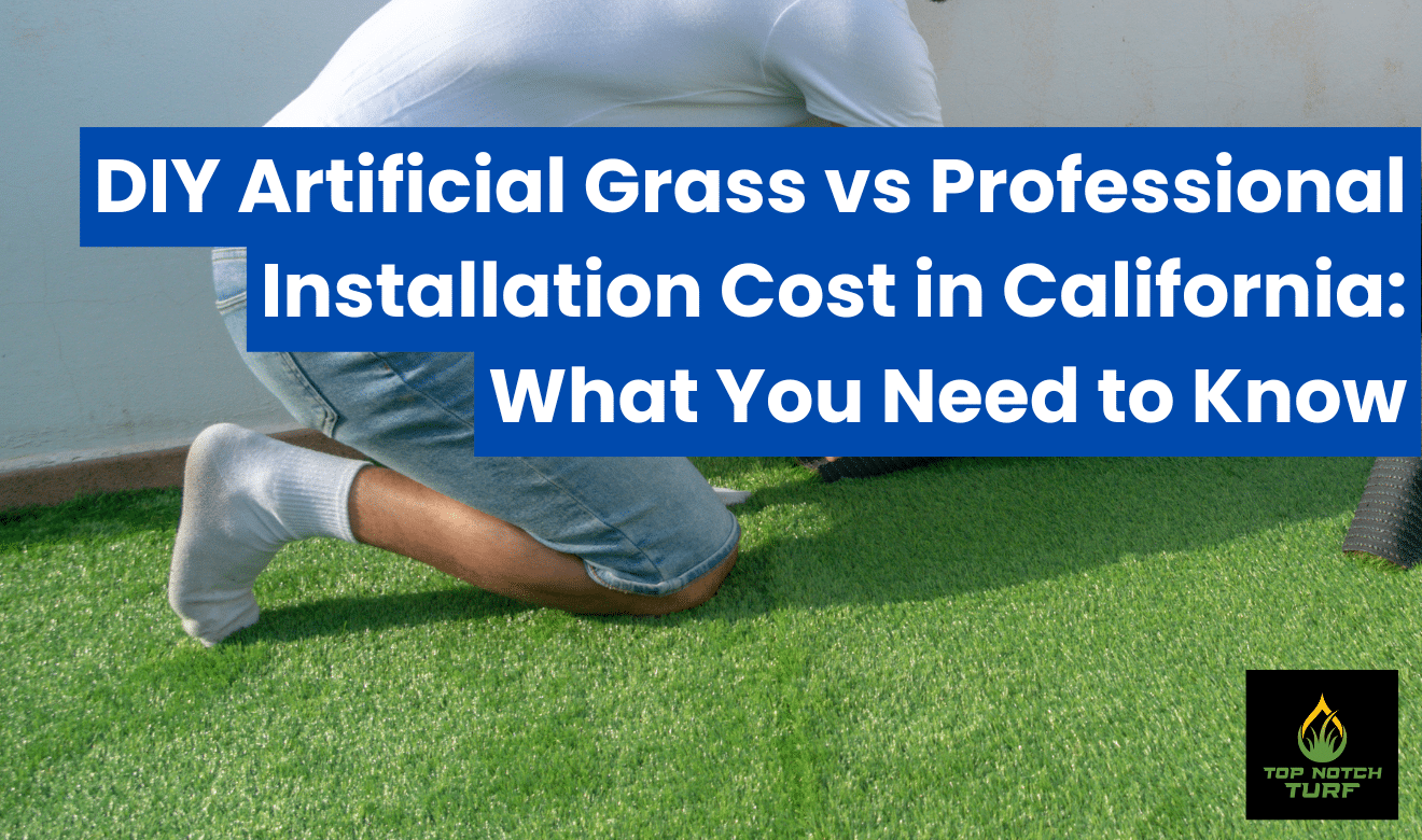 DIY artificial grass vs professional installation cost