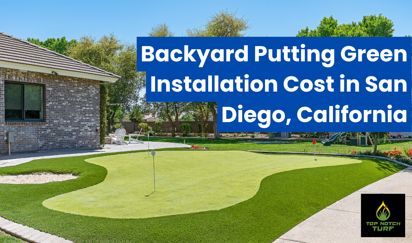 backyard putting green installation cost San Diego