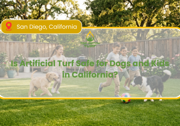 is artificial turf safe for dogs and kids